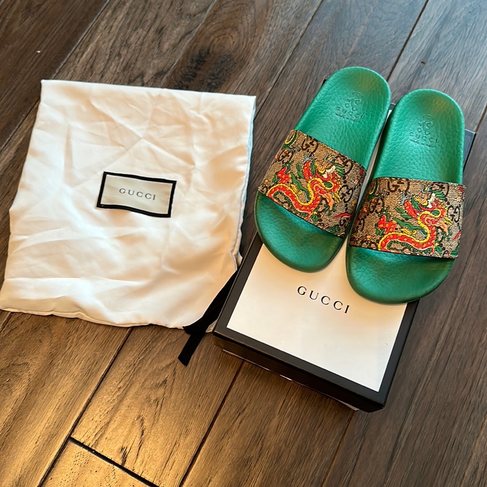 Gucci sandals size 27, US 10.5 kids